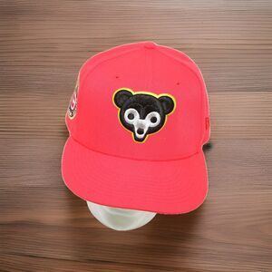 Hat Club Neon Chicago Cubs 1962 ASG Patch - Infrared, Volt 7 1/2